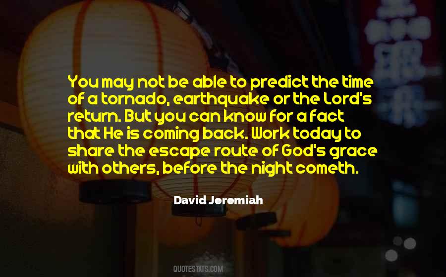 Coming Of The Lord Quotes #1092738
