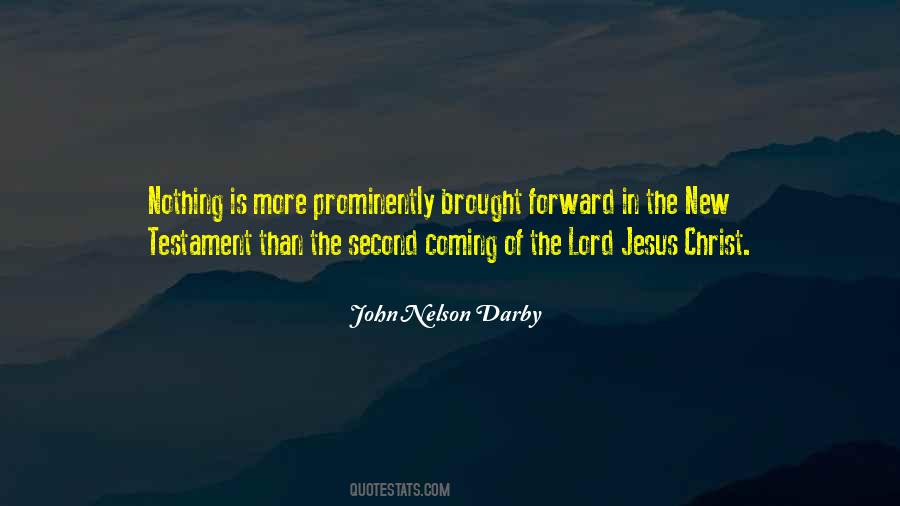 Coming Of The Lord Quotes #1142076