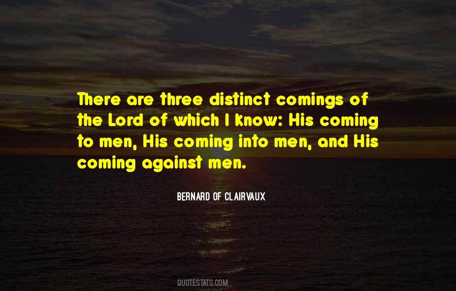 Coming Of The Lord Quotes #1230192