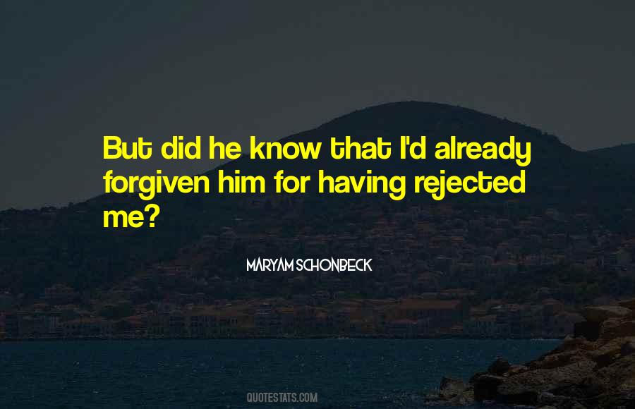 Quotes About Rejected Love #1785128