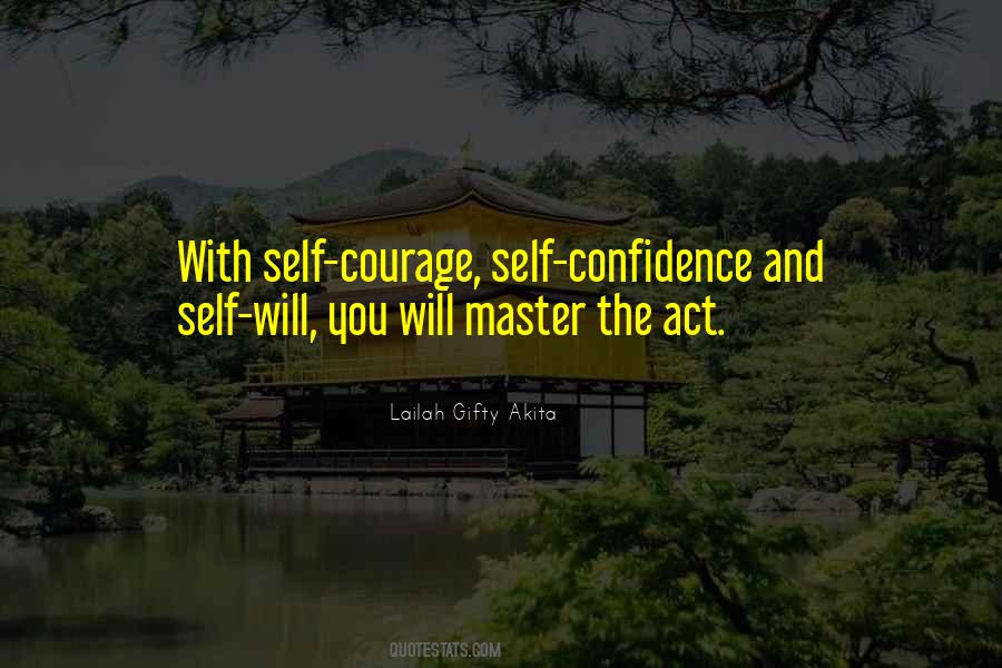 Quotes About Self Confidence #1320185