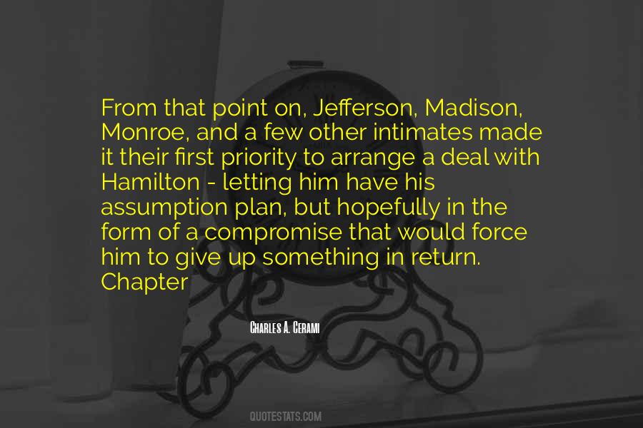 Quotes About Jefferson And Hamilton #797244