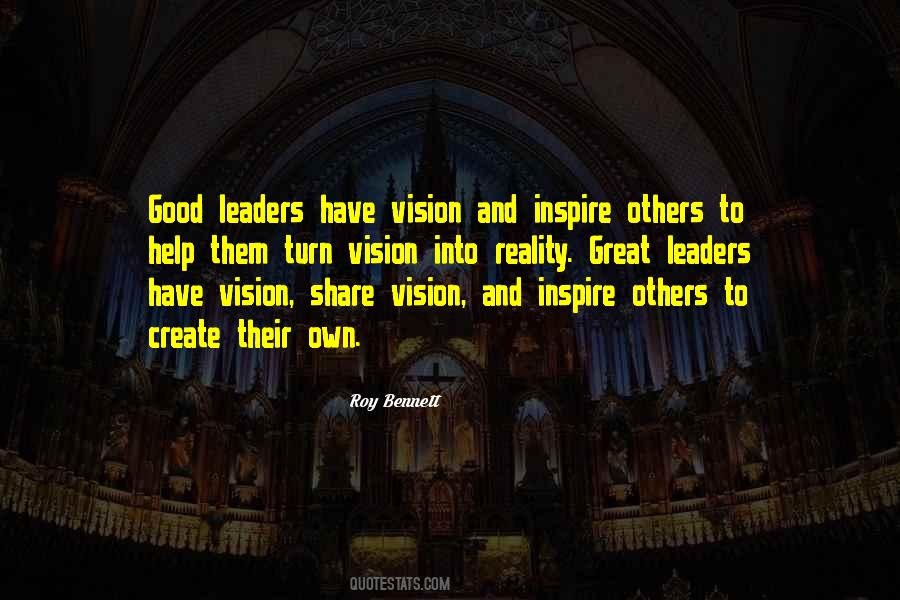 Quotes About Vision And Leadership #1314234