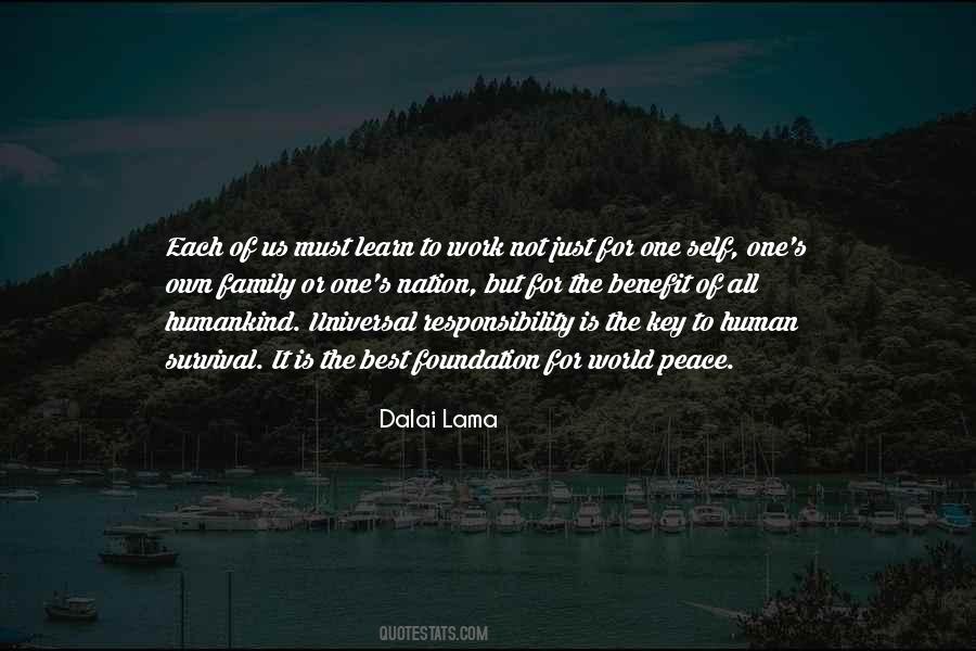 Human Survival Quotes #1250186
