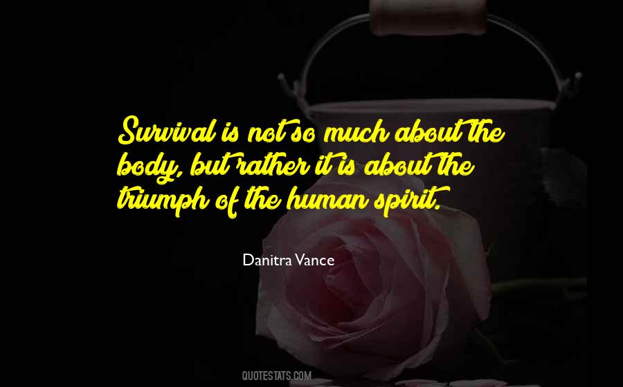 Human Survival Quotes #67195