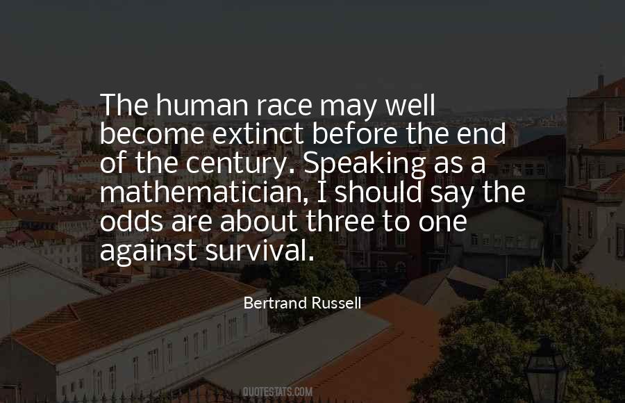 Human Survival Quotes #783150