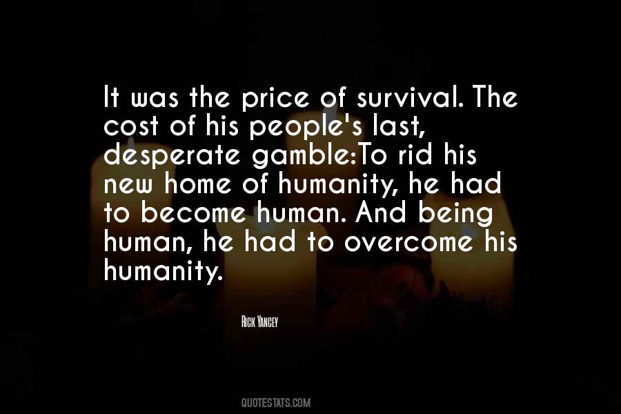 Human Survival Quotes #811150