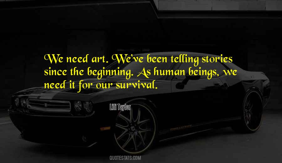 Human Survival Quotes #95819