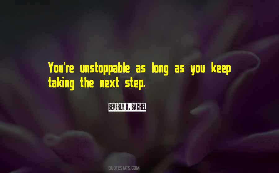 Quotes About Unstoppable #343464