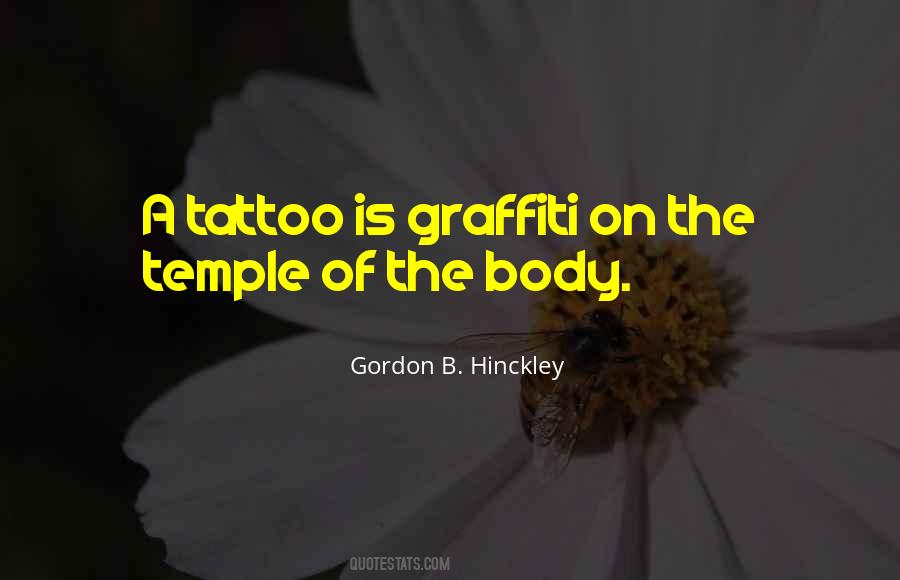 Quotes About The Body As A Temple #500107