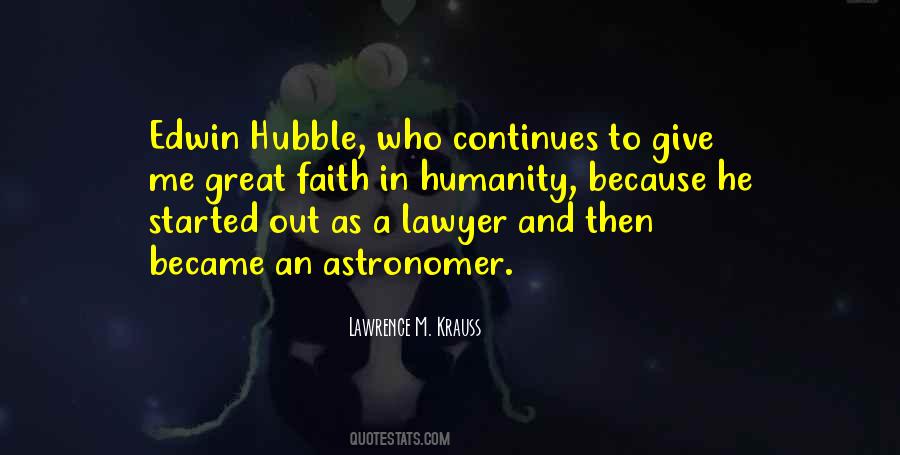 Quotes About Hubble #1392494