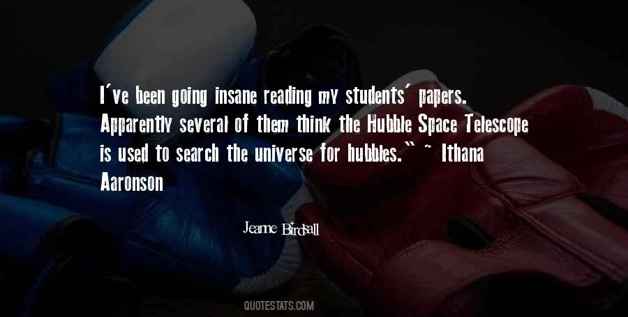 Quotes About Hubble #214943