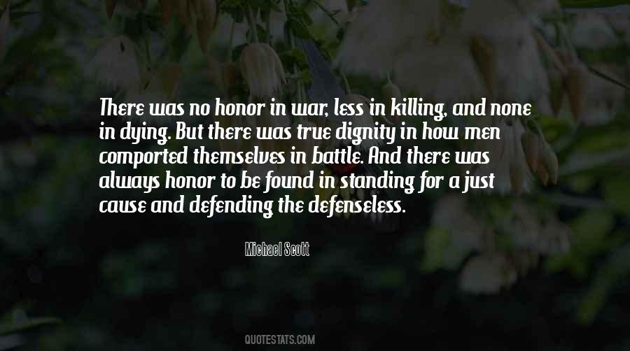 Quotes About Dignity And Honor #216471