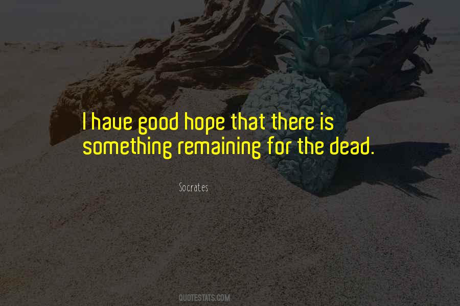 Quotes About Good Hope #325984