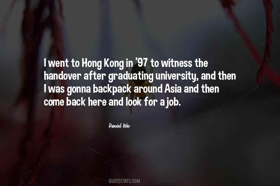 Quotes About Hong Kong #369645