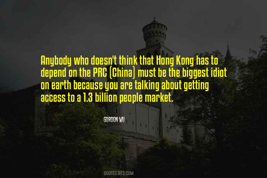 Quotes About Hong Kong #633750