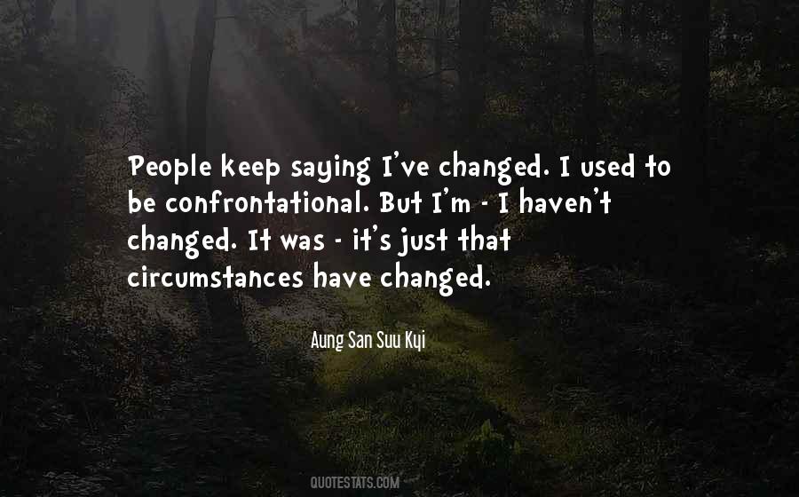 Changed People Quotes #202763