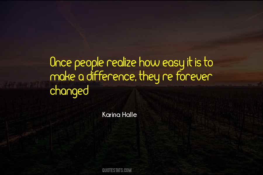 Changed People Quotes #70502