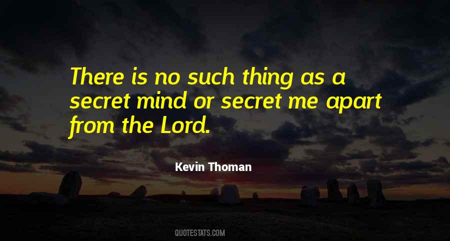 Secret Thoughts Quotes #12943