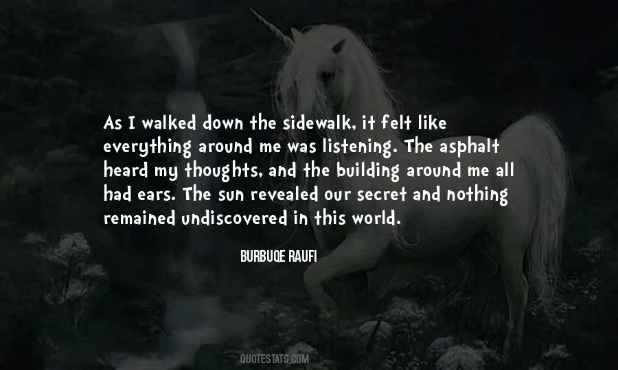 Secret Thoughts Quotes #1489988