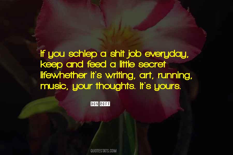 Secret Thoughts Quotes #1685047