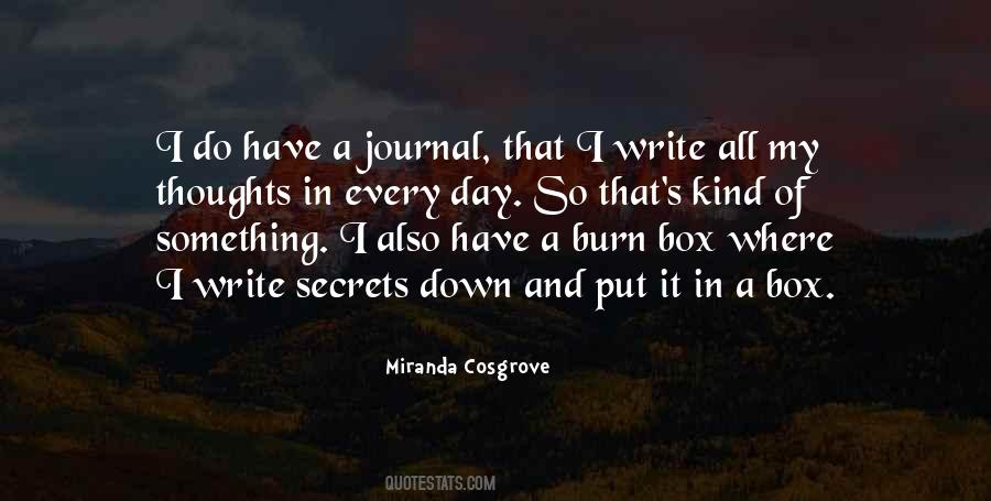Secret Thoughts Quotes #235974