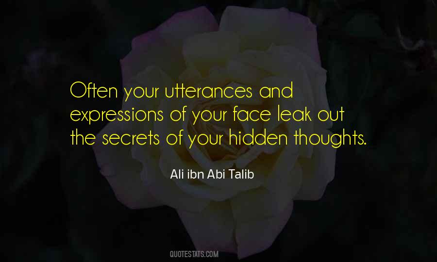 Secret Thoughts Quotes #261361