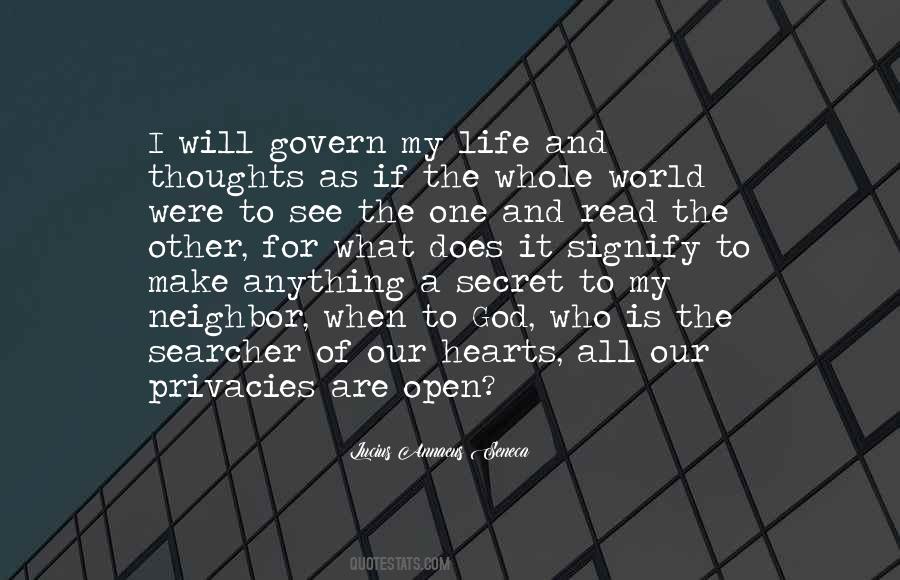 Secret Thoughts Quotes #465996