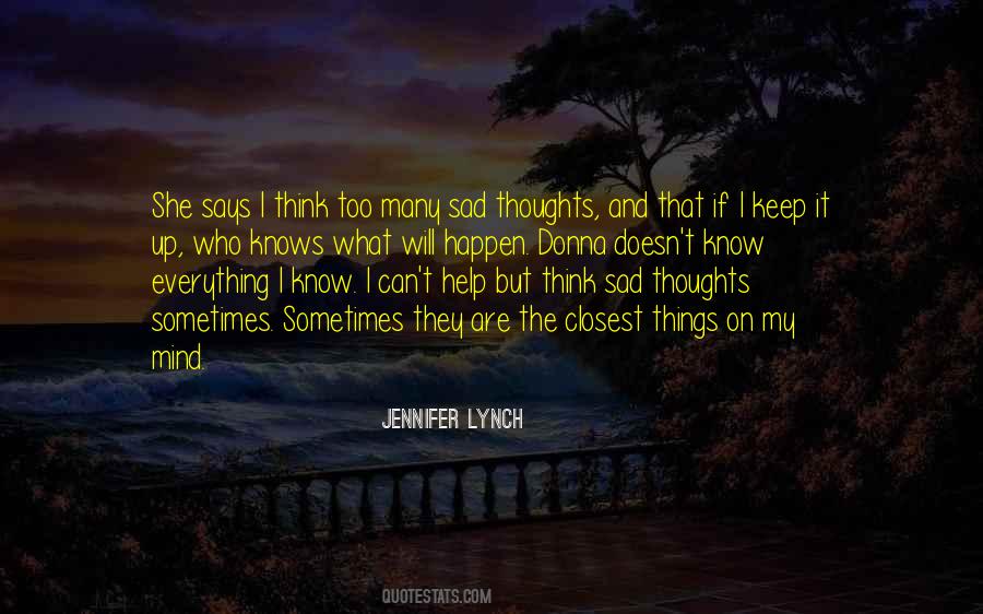 Secret Thoughts Quotes #486213