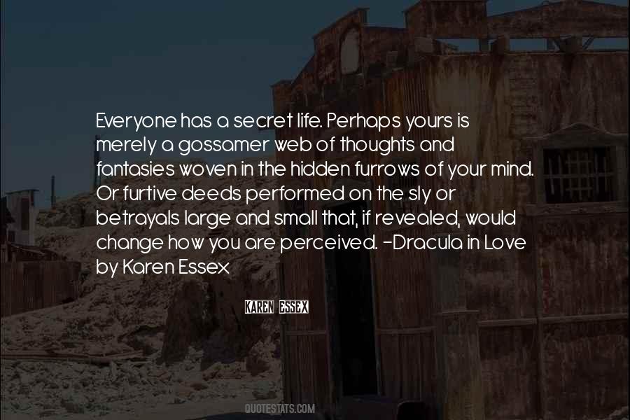 Secret Thoughts Quotes #602008