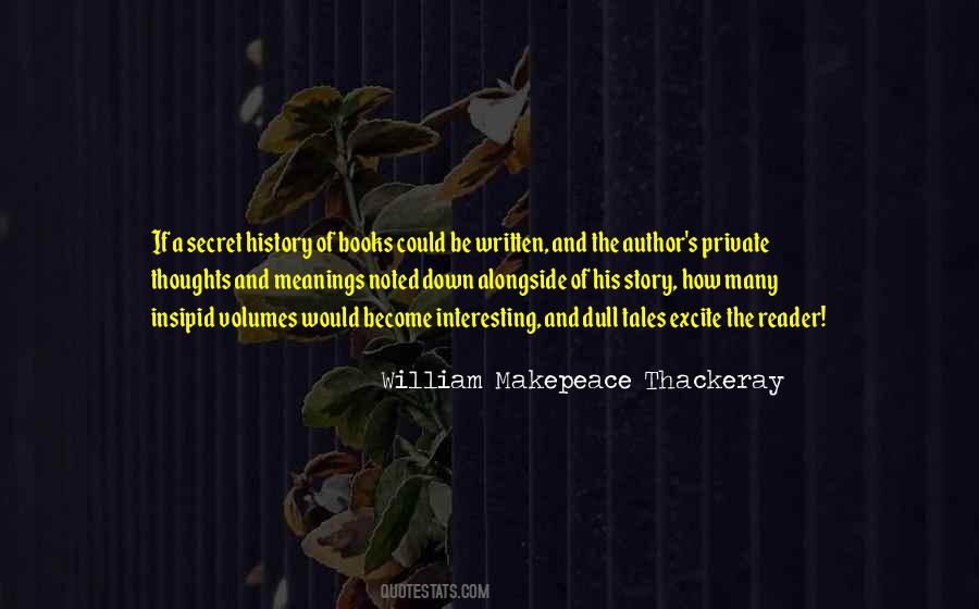 Secret Thoughts Quotes #607707