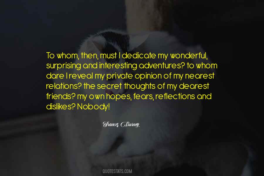 Secret Thoughts Quotes #640835
