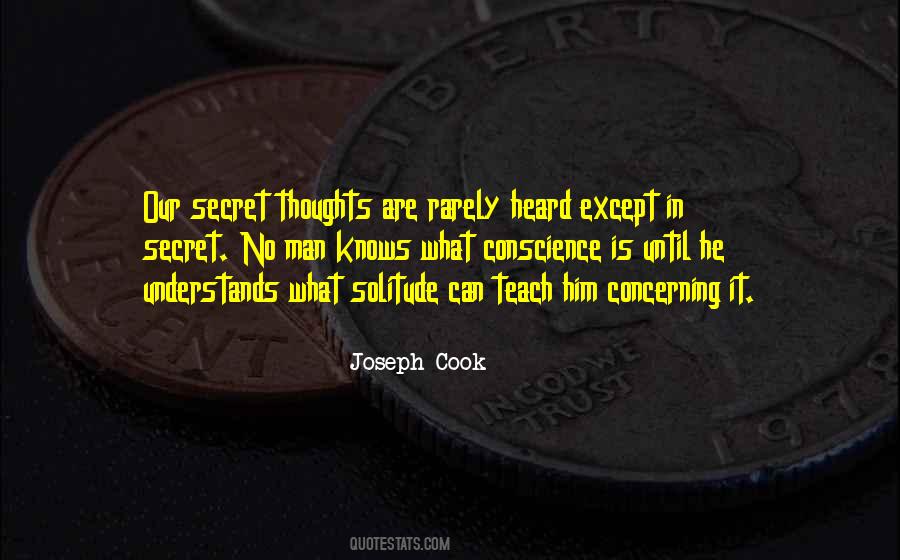 Secret Thoughts Quotes #736121