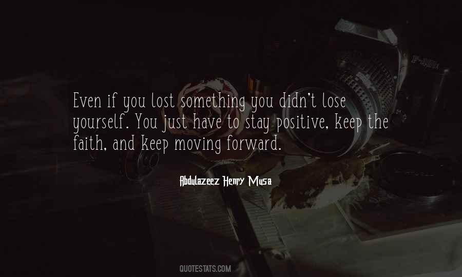 Quotes About Something You Lost #372442