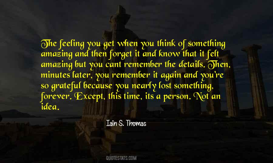 Quotes About Something You Lost #705251