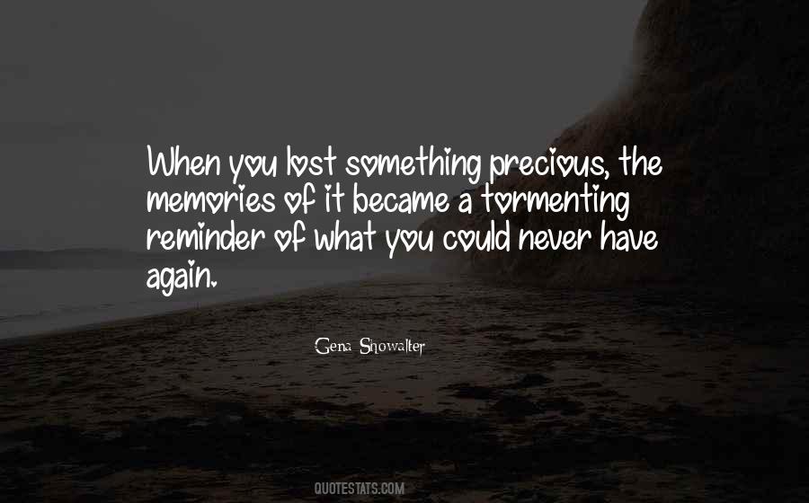 Quotes About Something You Lost #927926