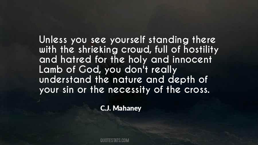 Quotes About The Holy Cross #1390299