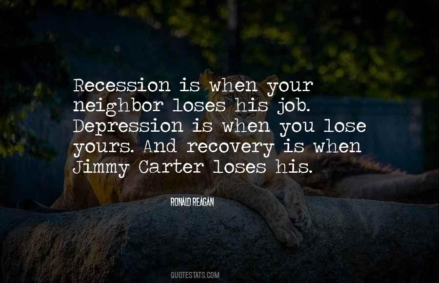 Quotes About Recession #1073735