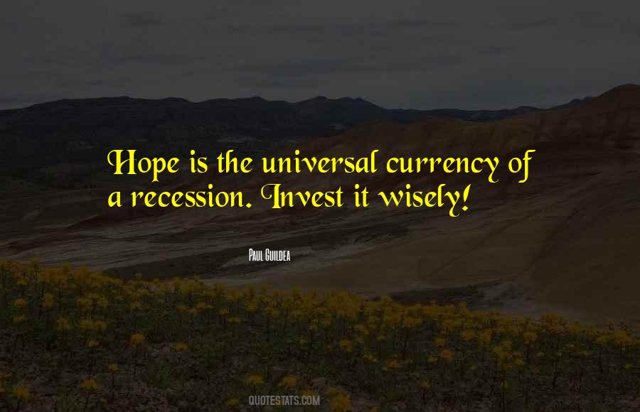 Quotes About Recession #1085802