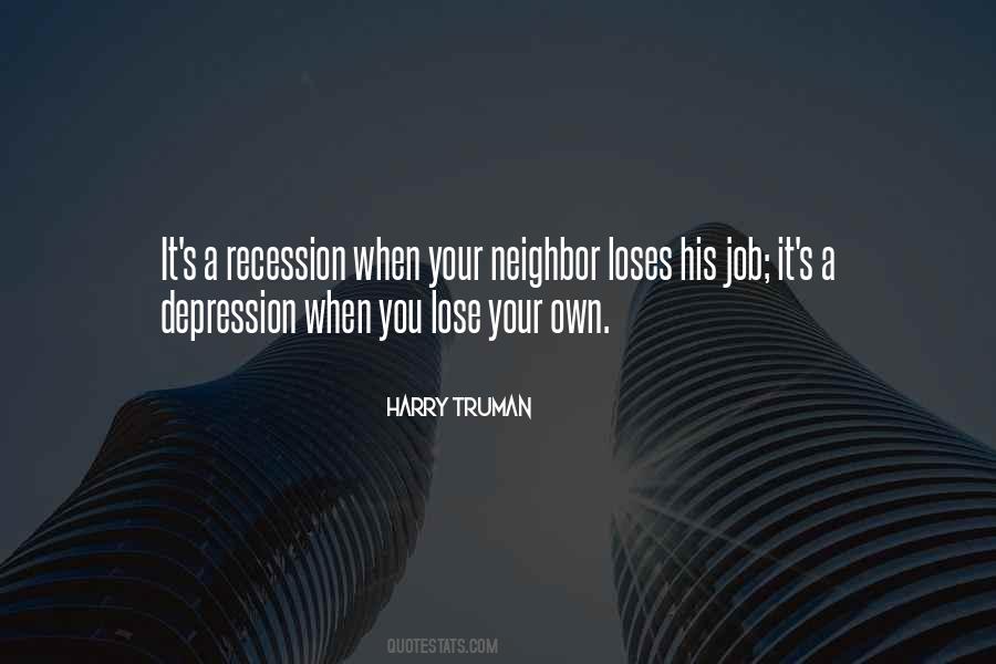 Quotes About Recession #1263187