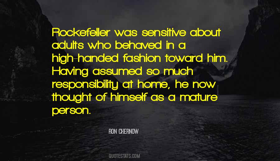 Quotes About Rockefeller #1097469