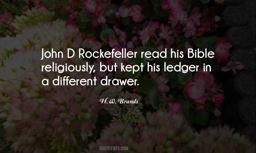 Quotes About Rockefeller #129226