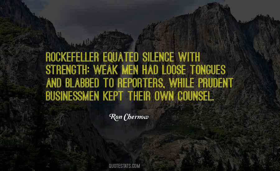 Quotes About Rockefeller #1325449