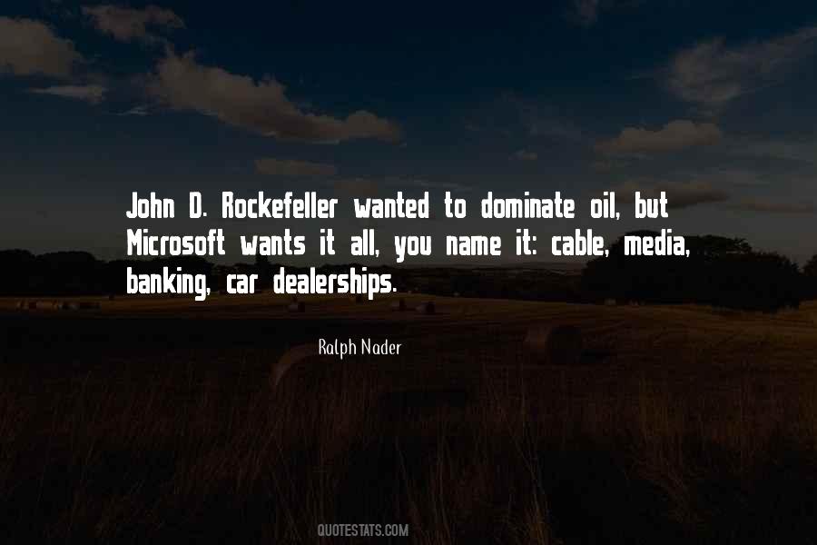 Quotes About Rockefeller #1472866