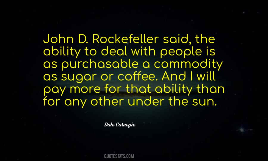 Quotes About Rockefeller #1678703