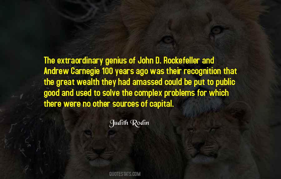 Quotes About Rockefeller #514377