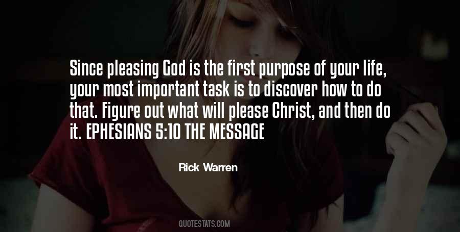 Pleasing To God Quotes #1362619