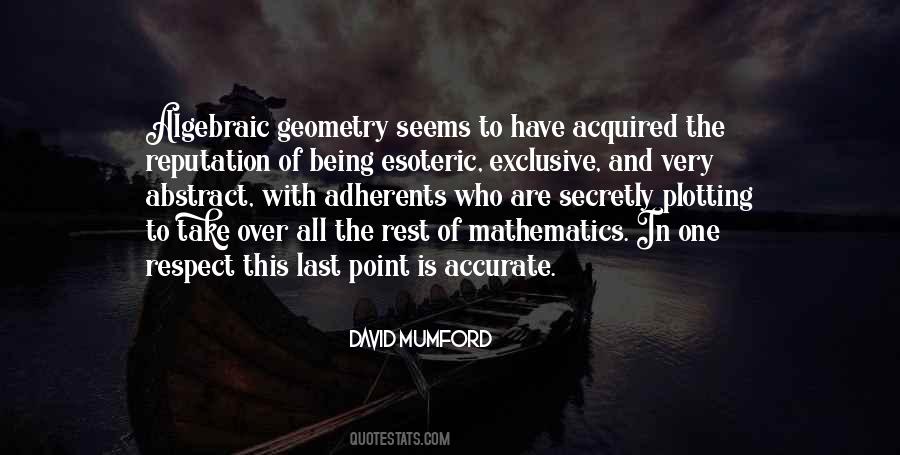 Quotes About Geometry #1818317