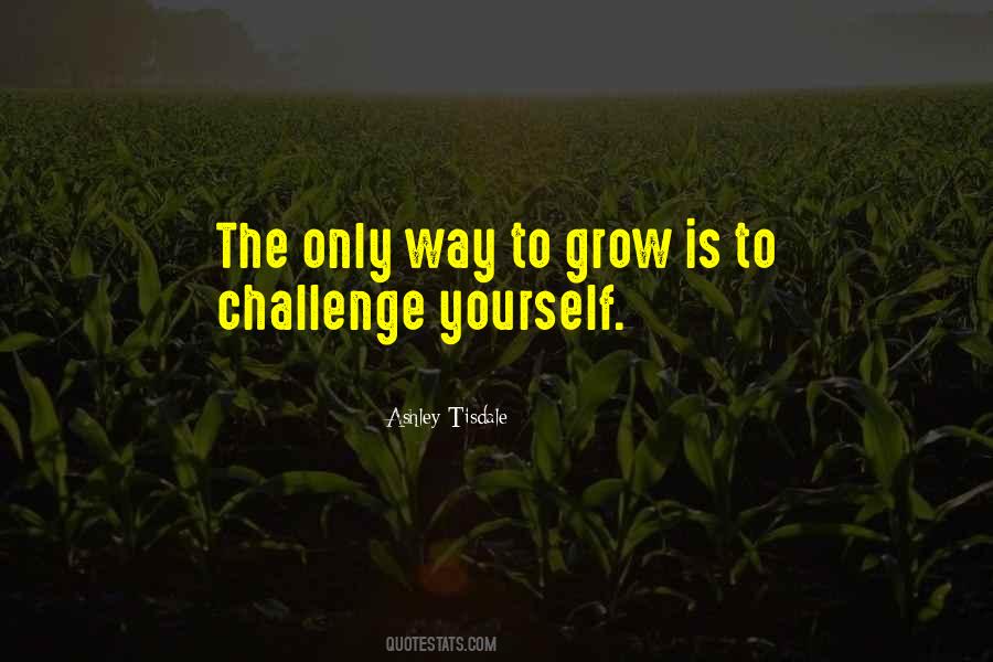 To Challenge Yourself Quotes #12431