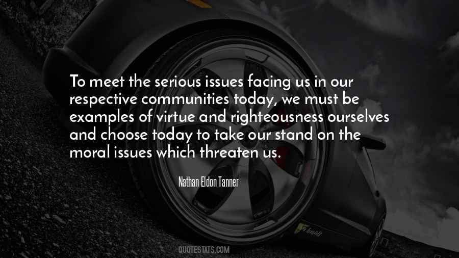 Moral Examples Quotes #475647